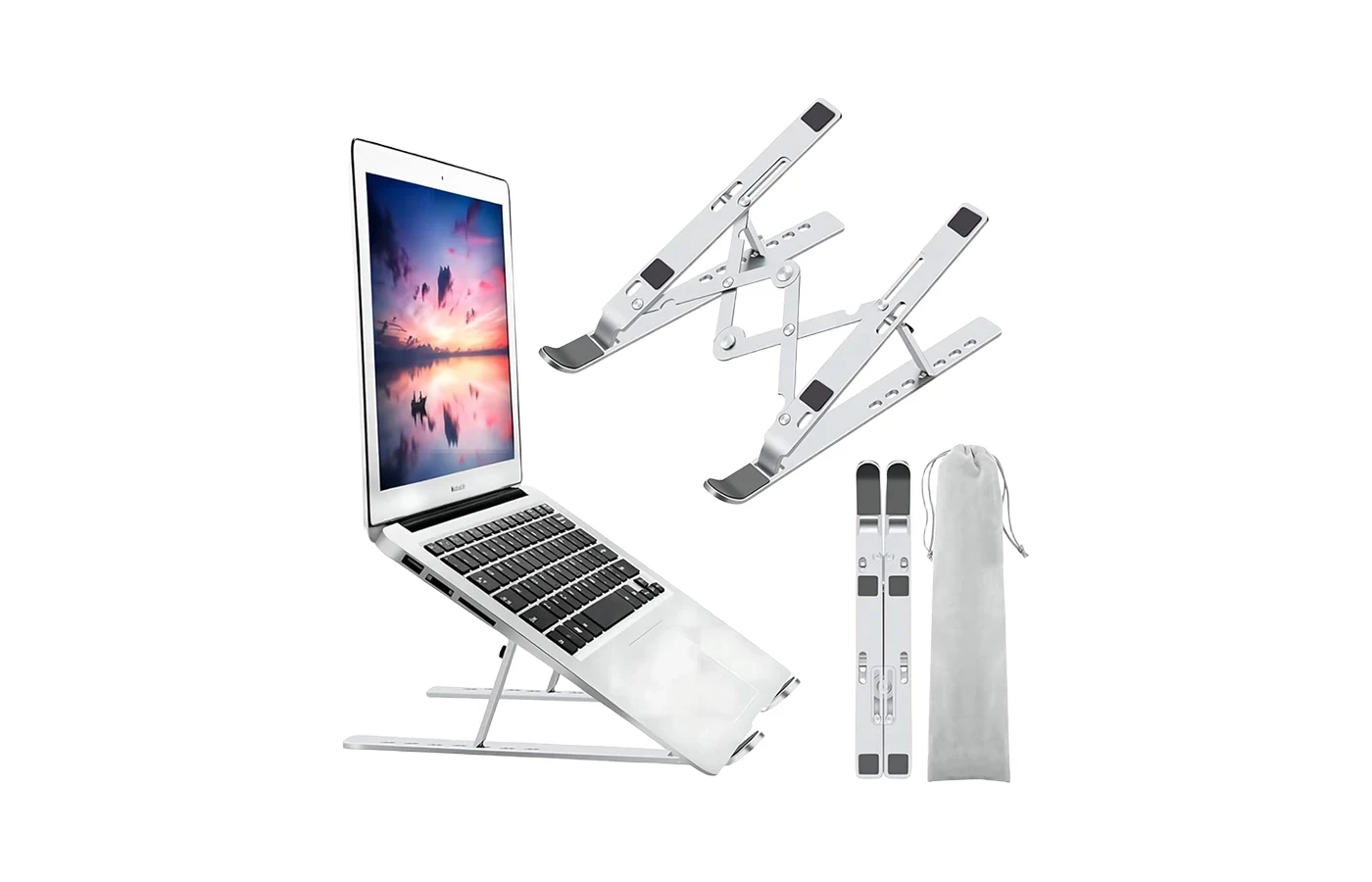 Aluminum Alloy Metal Adjustable Laptop Stand