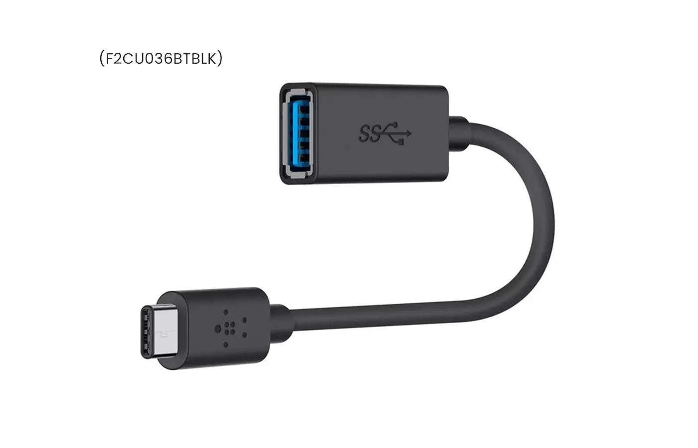 3.0 USB-C to USB-A Adapter (F2CU036BTBLK) | USB-C Adapter