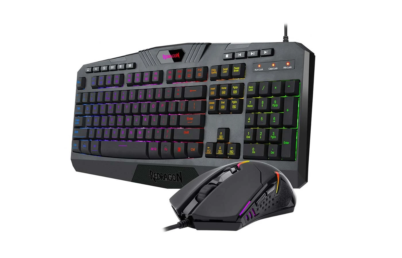 Redragon S101 RGB Gaming Keyboard & Mouse Combo | 2-in-1 Gaming Set