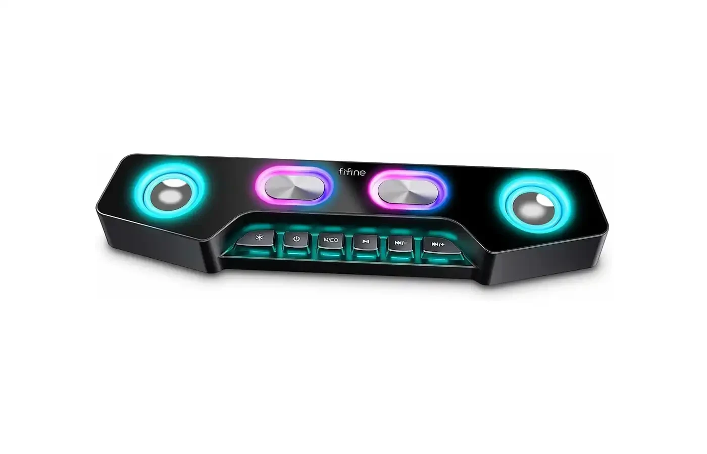 FIFINE AMPLIGAME A16 Bluetooth Speaker (RGB Controls | EQ Switch for Gaming | Built-in Battery)
