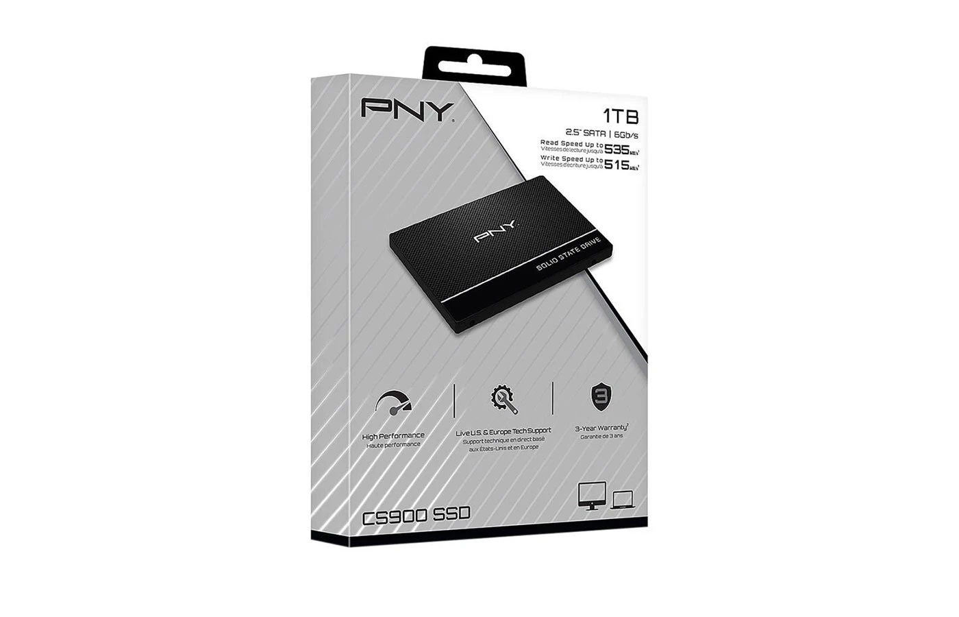 PNY CS900 1TB 3D NAND 2.5" SATA III Internal SSD Storage