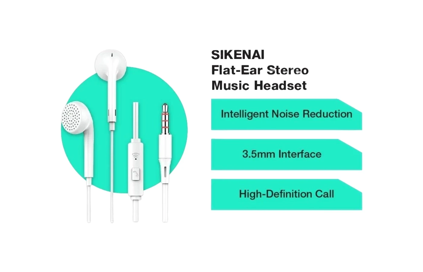 SIKENAI M2 Noise-Cancelling Stereo Headset