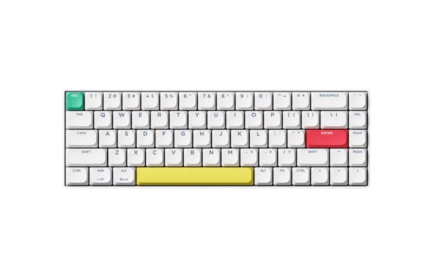 XINMENG C68 Wireless Mechanical Keyboard, Silent Pink Switch