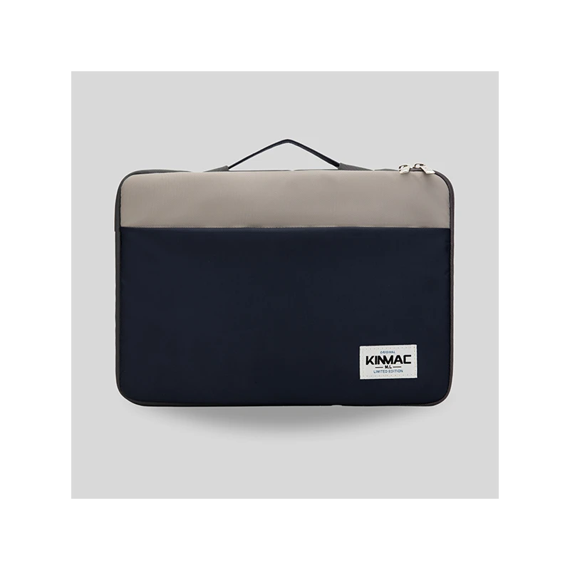 Kinmac 360° 15.6 inch Cushion Protective Waterproof Laptop Sleeve Dark Grey