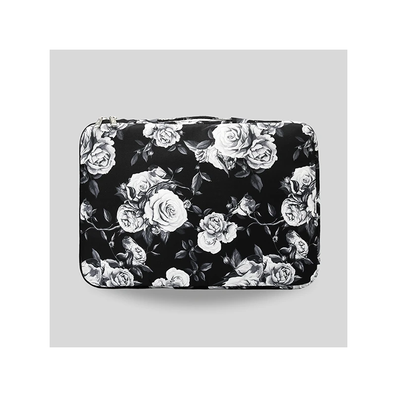 Kinmac 360° 13.3 inch Cushion Protective Waterproof Laptop Sleeve Grey Rose