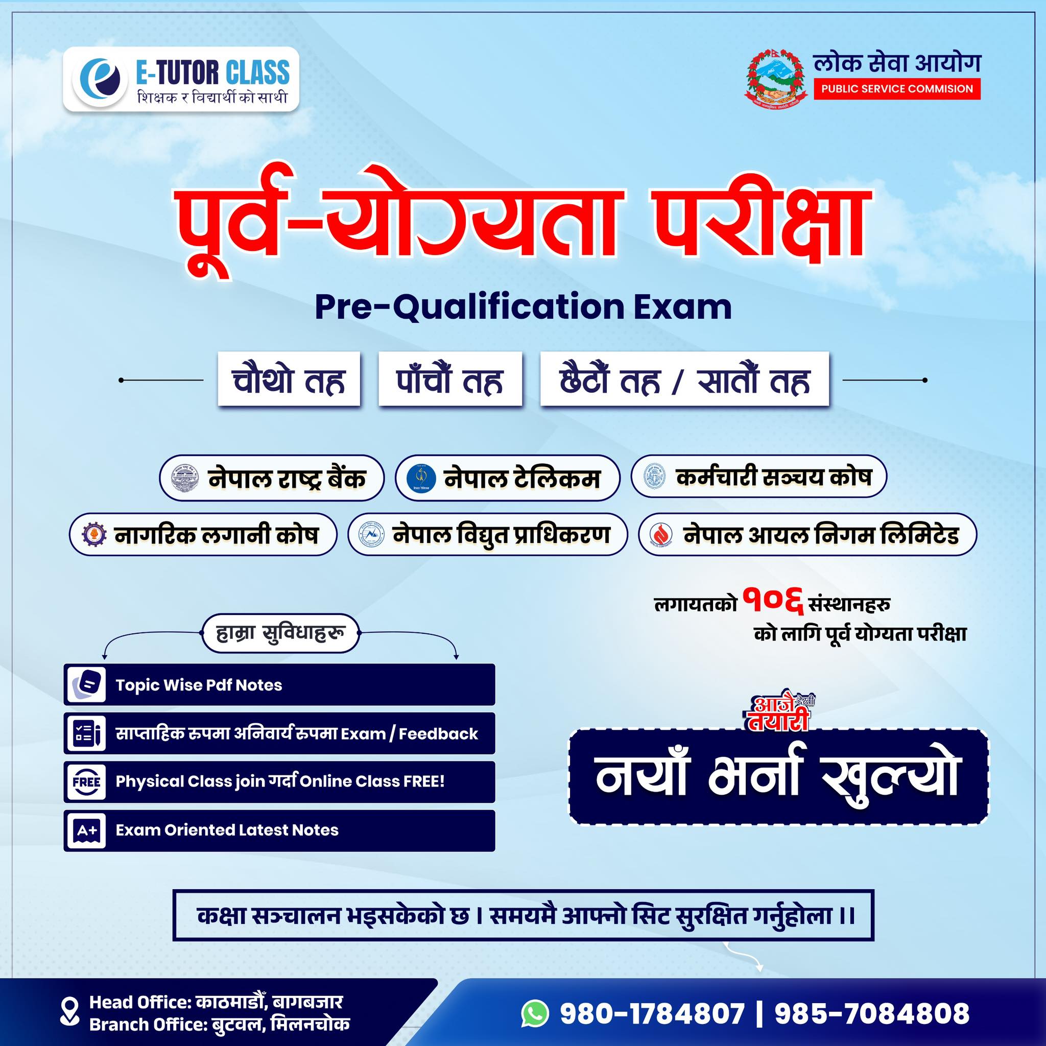 Pre-Qualifying Examination (PQE) for Sangathit Sanstha – Syllabus & Requirement