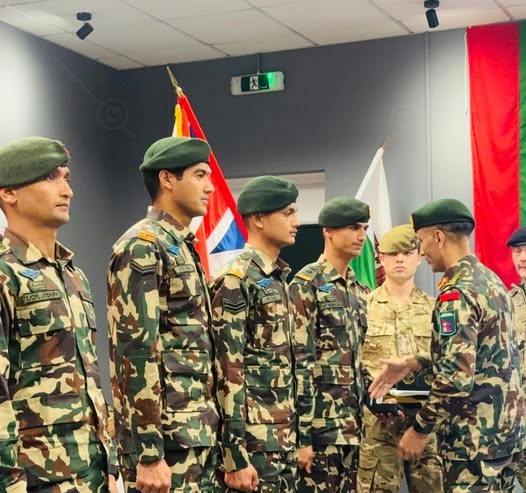 बेलायतमा नेपाली सेनाले जित्यो स्वर्ण पदक