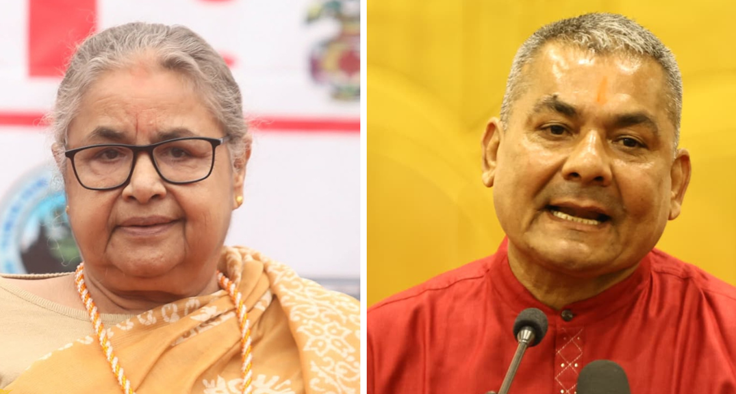 प्रधानमन्त्री शुशीला कार्की र दुर्गा प्रसाईबीच भेटवार्ता हुँदै