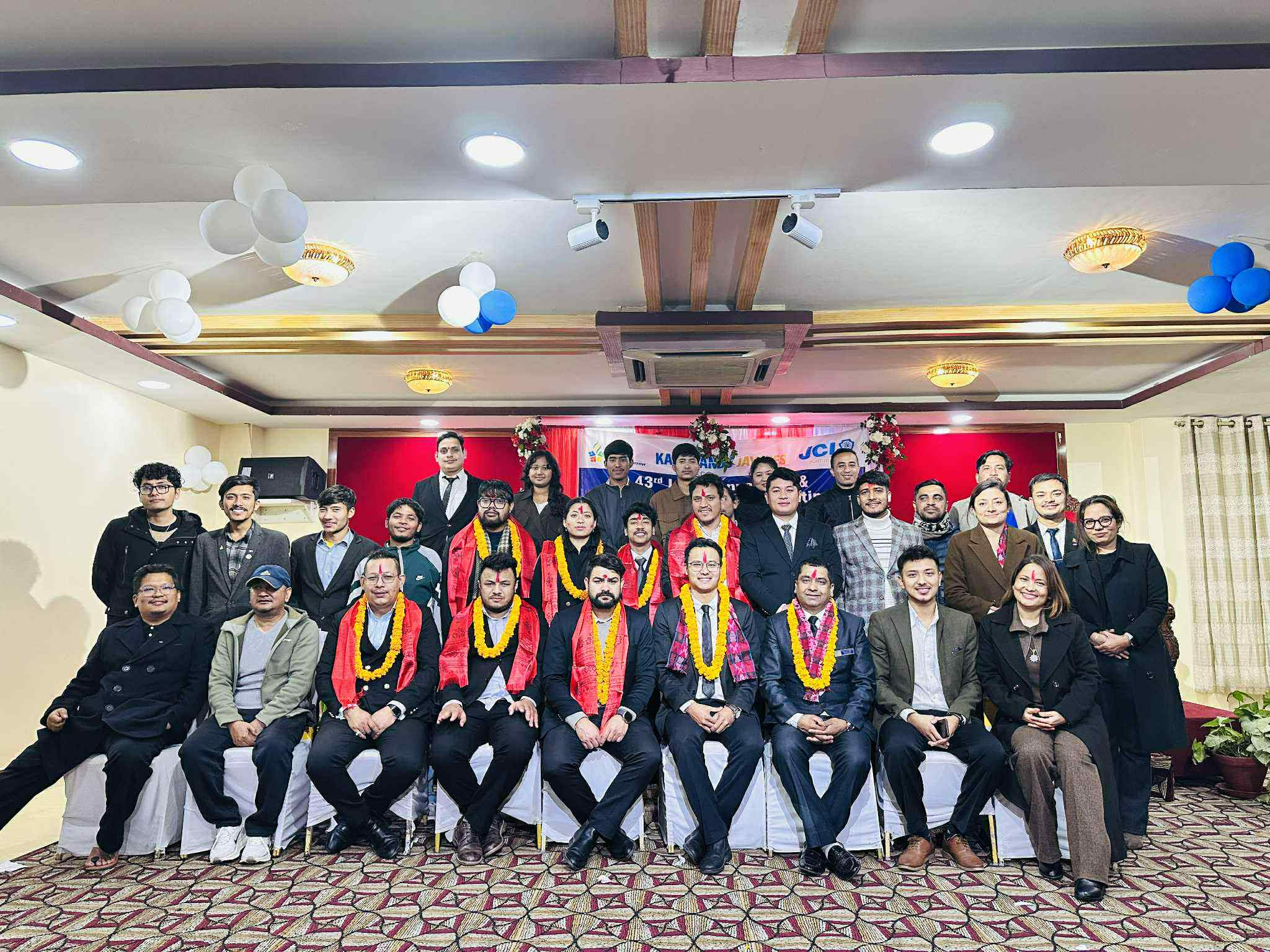 काठमाडौं जेसीजमा नयाँ नेतृत्व, विकास श्रेष्ठ ५६औं अध्यक्षमा निर्वाचित