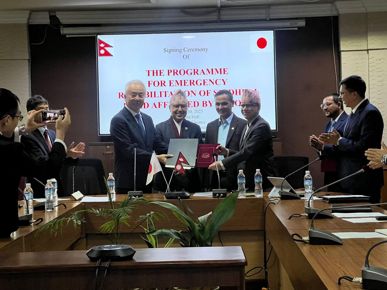 वि,पी. राजमार्ग पुनर्निर्माणको लागि नेपाललाई जापान सरकारको अनुदान