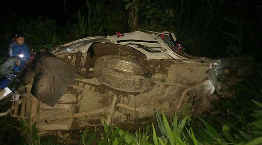 ताप्लेजुङमा जिप दुर्घटना हुँदा १ जनाको मृत्यु