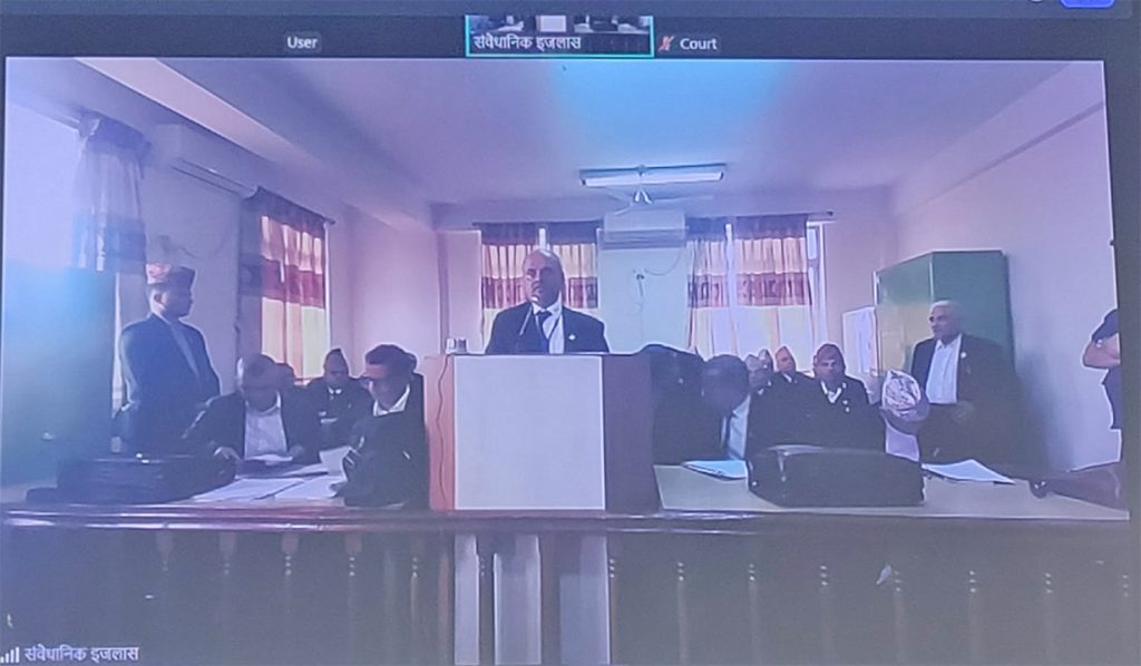 संसद विघटन विरुद्ध सर्वोच्च अदालतमा बहस सुरु