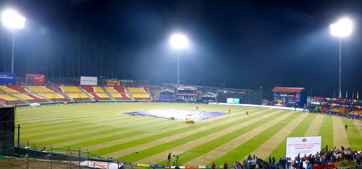 त्रिवि मैदान एनपीएलका लागि पूर्ण तयार, आधुनिक रंगशालाले पायो नयाँ पहिचान