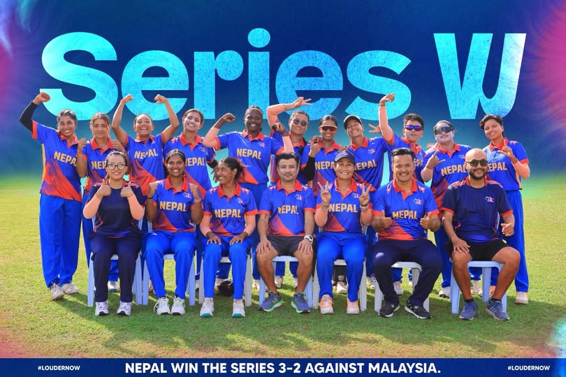 घरेलु मैदानमा मलेसियालाई हराउँदै नेपालले जित्यो टी–२० सिरिज