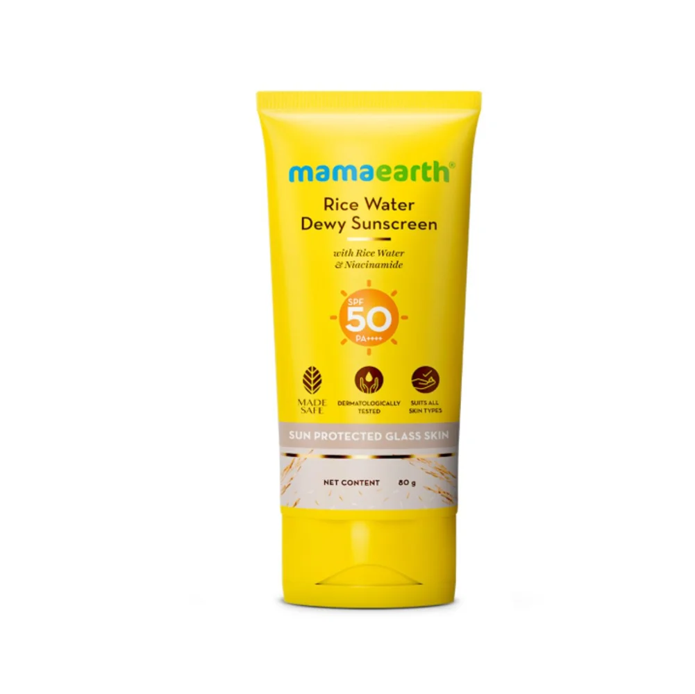 Mamaearth Rice Water Dewy Sunscreen 50g