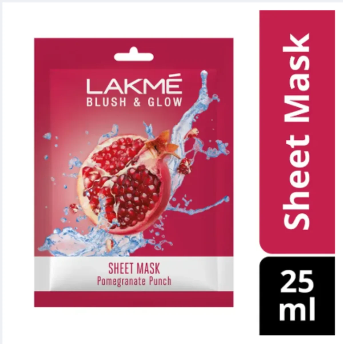 Lakme Blush & Glow Pomegranate Sheet Mask 25ml