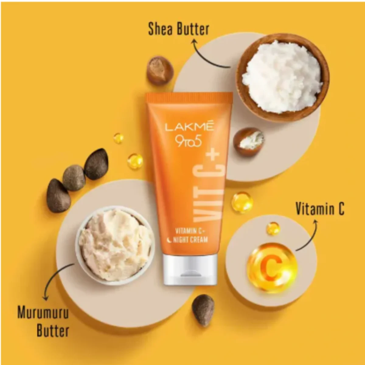 Lakme 9 To 5 Vitamin C Night Cream 50gm