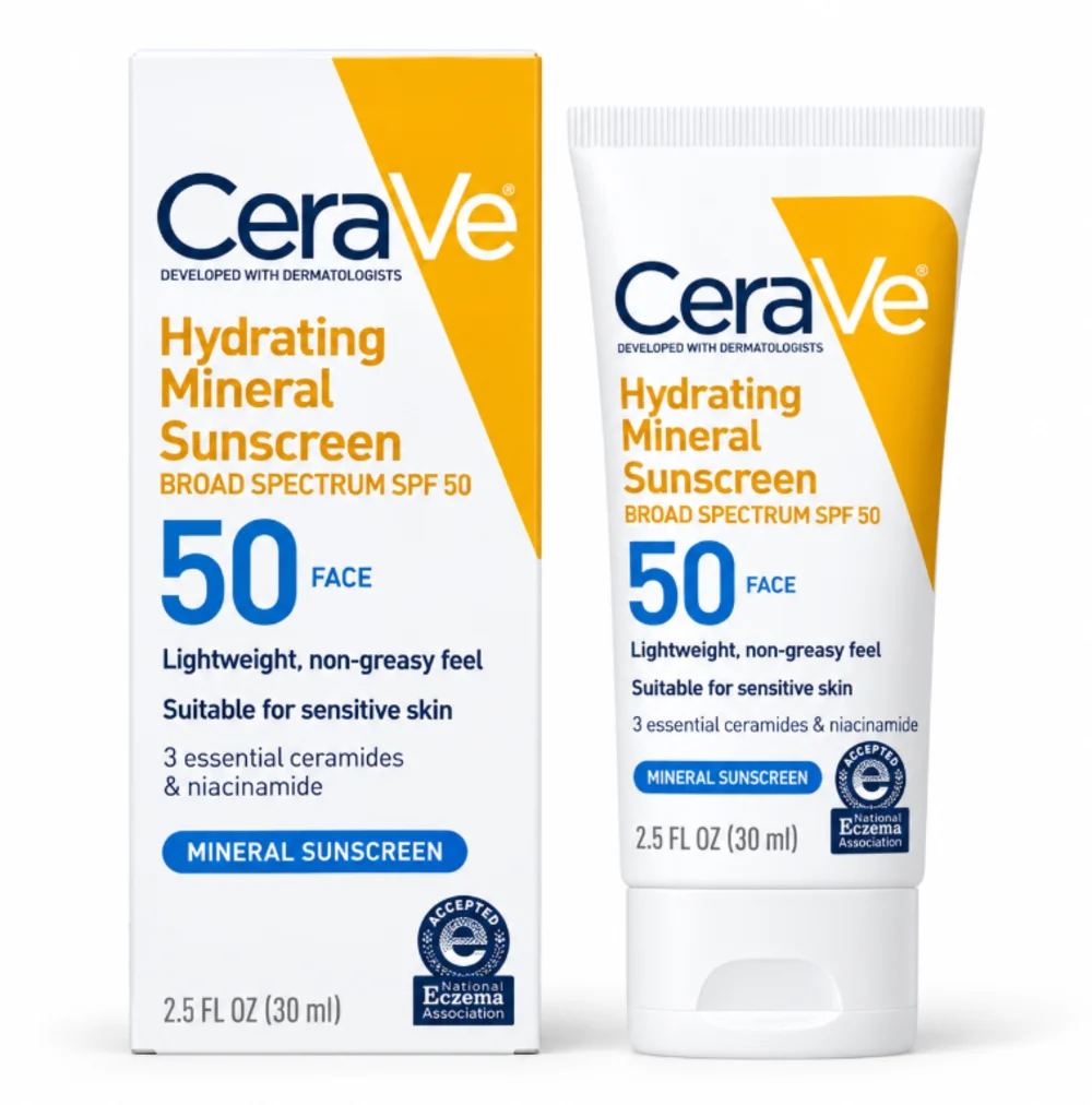 CeraVe Hydrating Sunscreen Face Lotion SPF50 30ml
