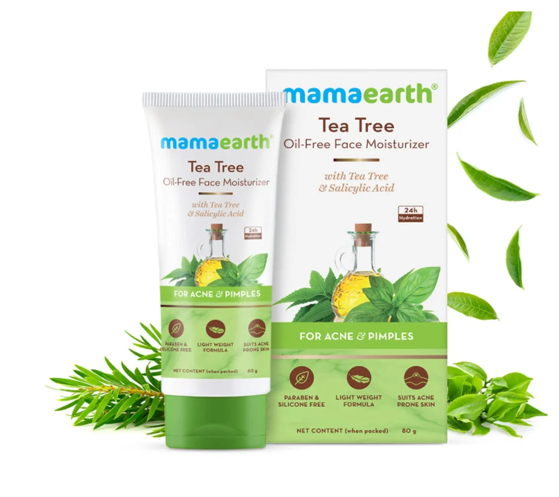 Mamaearth Tea Tree Oil-Free Face Moisturizer 80g