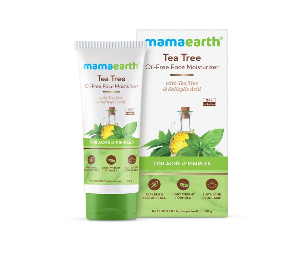 Mamaearth Tea Tree Oil-Free Face Moisturizer 80g