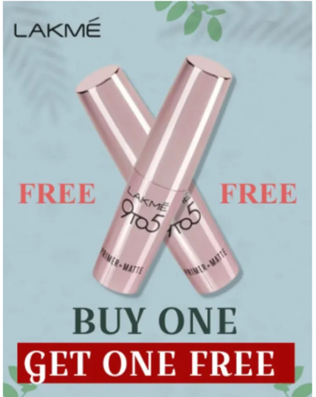 Lakme 9 To 5 Primer+Matte Red Twist Lipsticks MR12 - 3.6gm