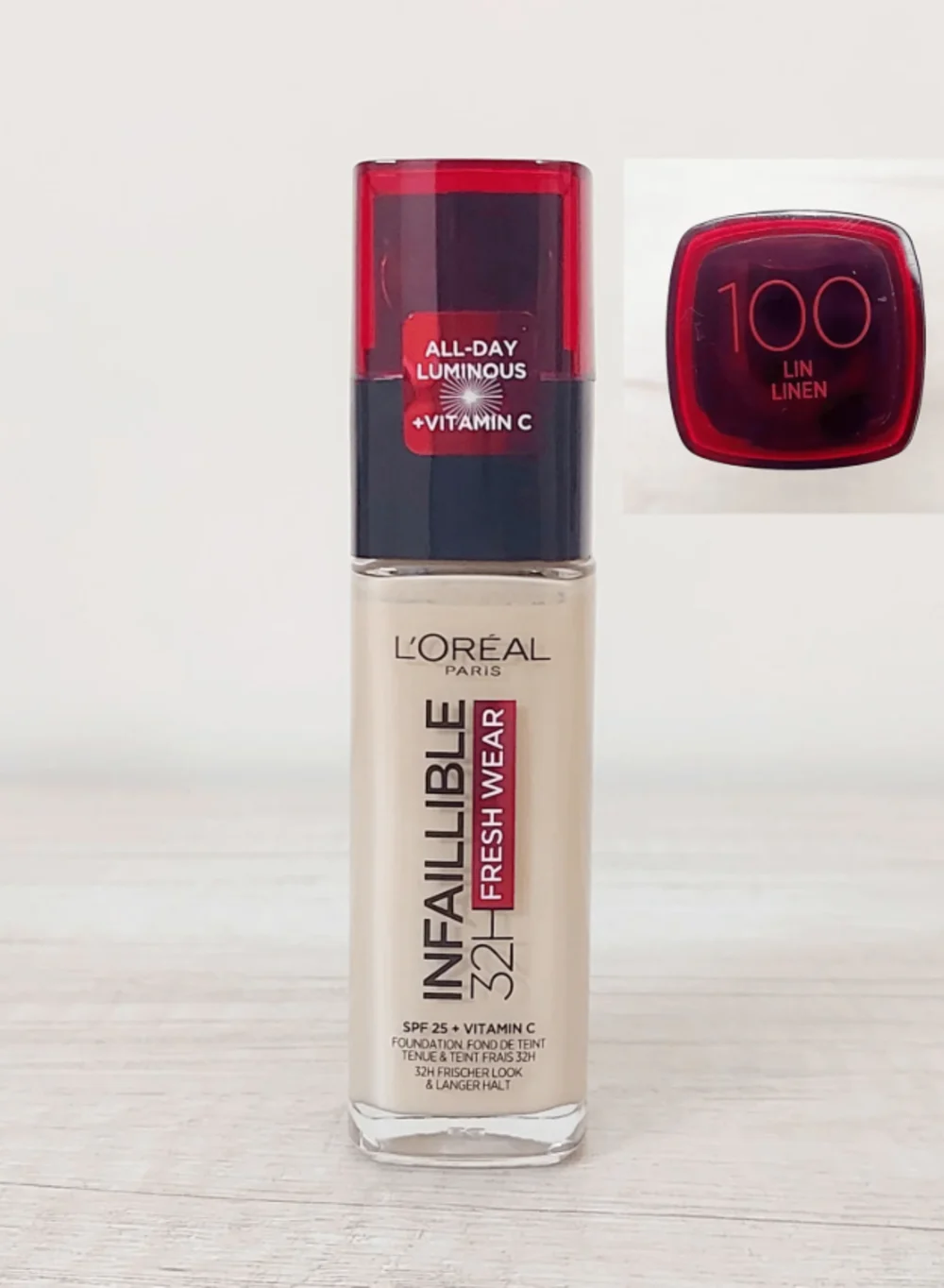L'Oreal Infallible 32H Freshwear Foundation 100 Linen 30ml