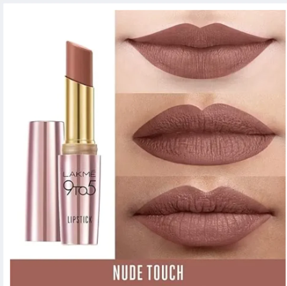 Lakme 9 To 5 Primer+Matte MP9 Nude Touch Lipsticks - 3.6gm