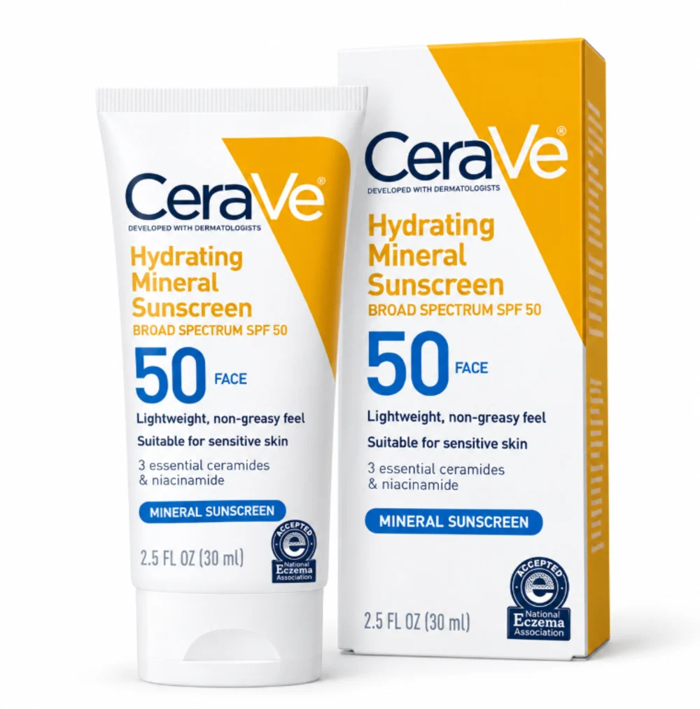 CeraVe Hydrating Sunscreen Face Lotion SPF50 30ml