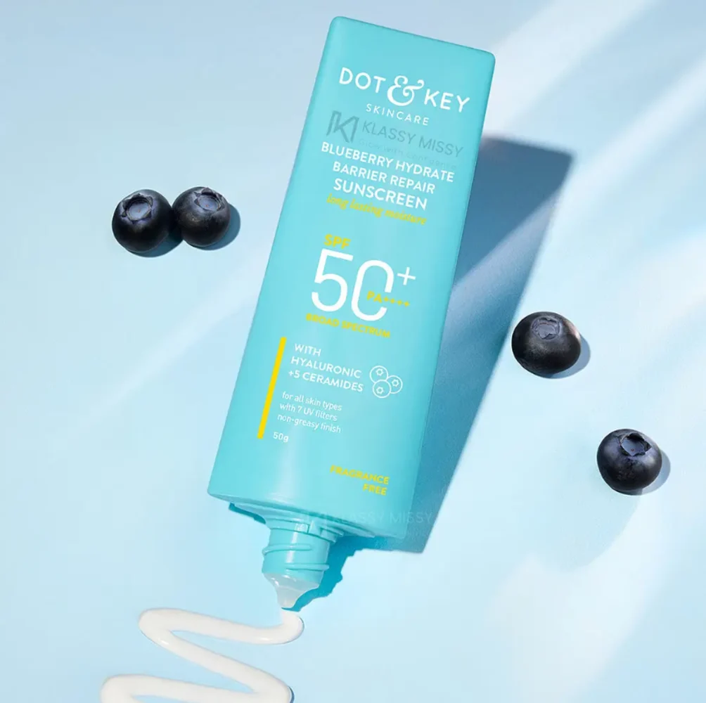 Dot & Key Blueberry Hydrate Barrier Repair Sunscreen SPF50+ 50g