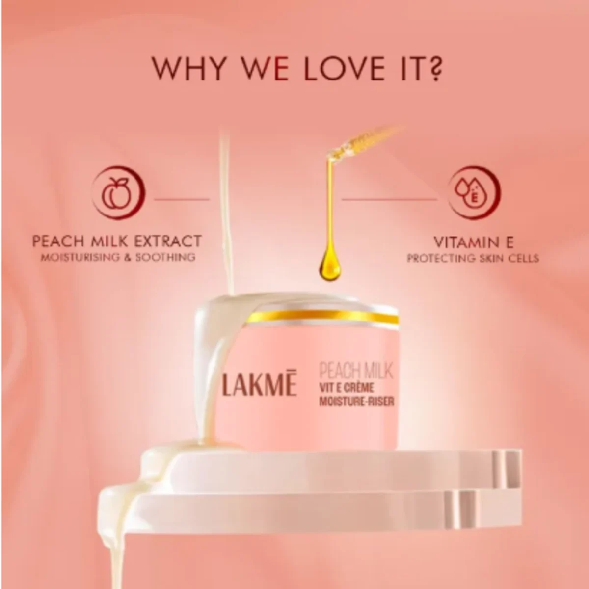 Lakme Peach Milk Soft Creme Moisturizer 200g