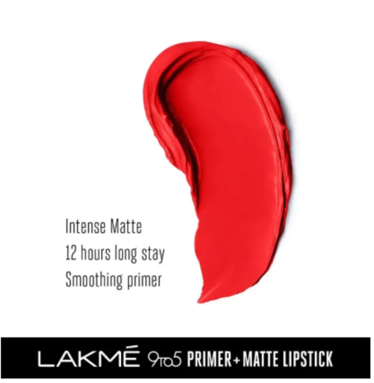 Lakme 9 To 5 Primer+Matte Red Twist Lipsticks MR12 - 3.6gm