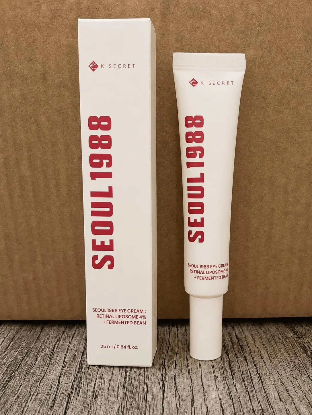 K-SECRET Seoul 1988 Retinal Liposome 4% Korean Eye Cream | Anti-Aging, Dark Circles, Fine Lines & Puffiness cares
