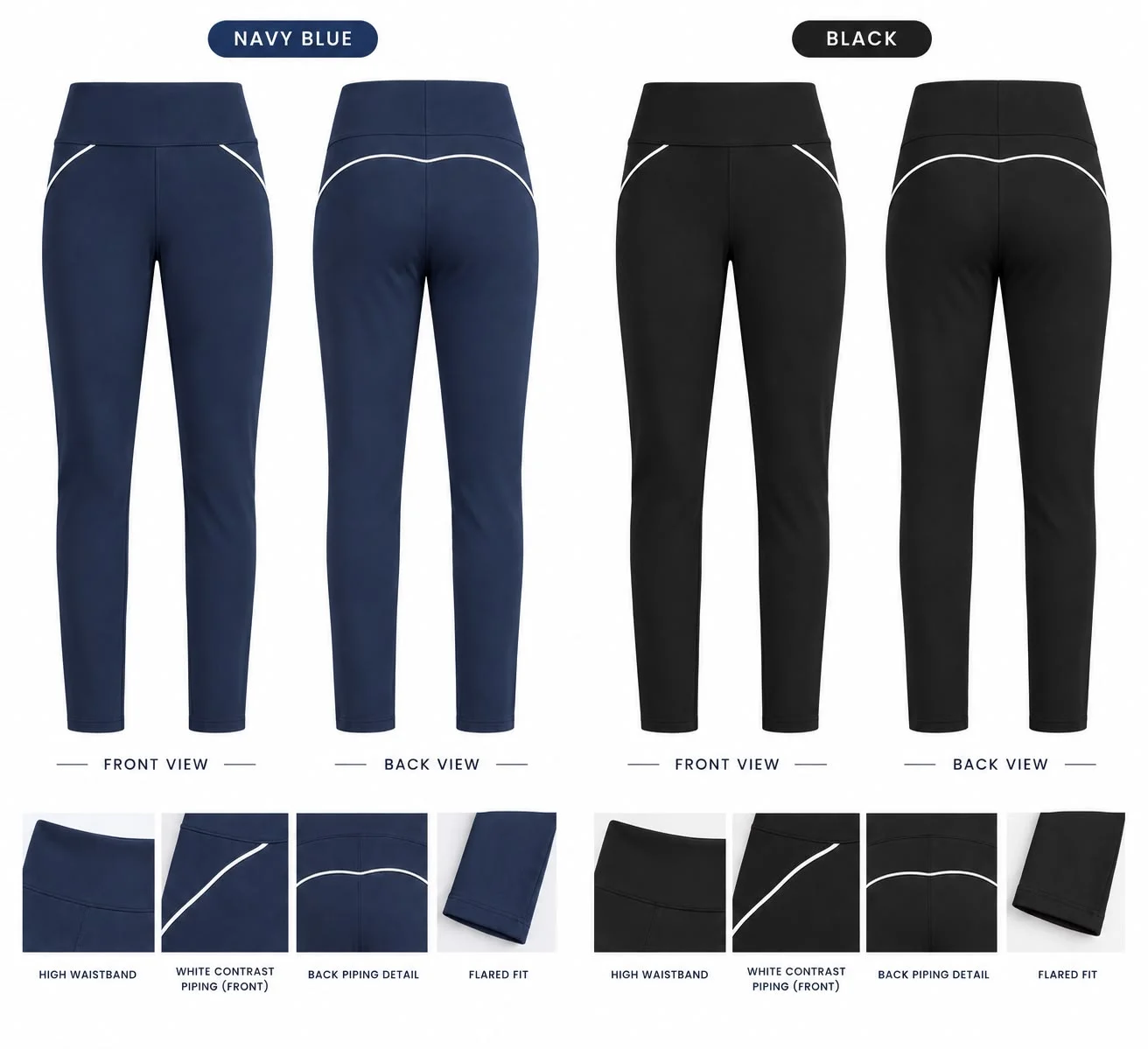 White Lining Leggings