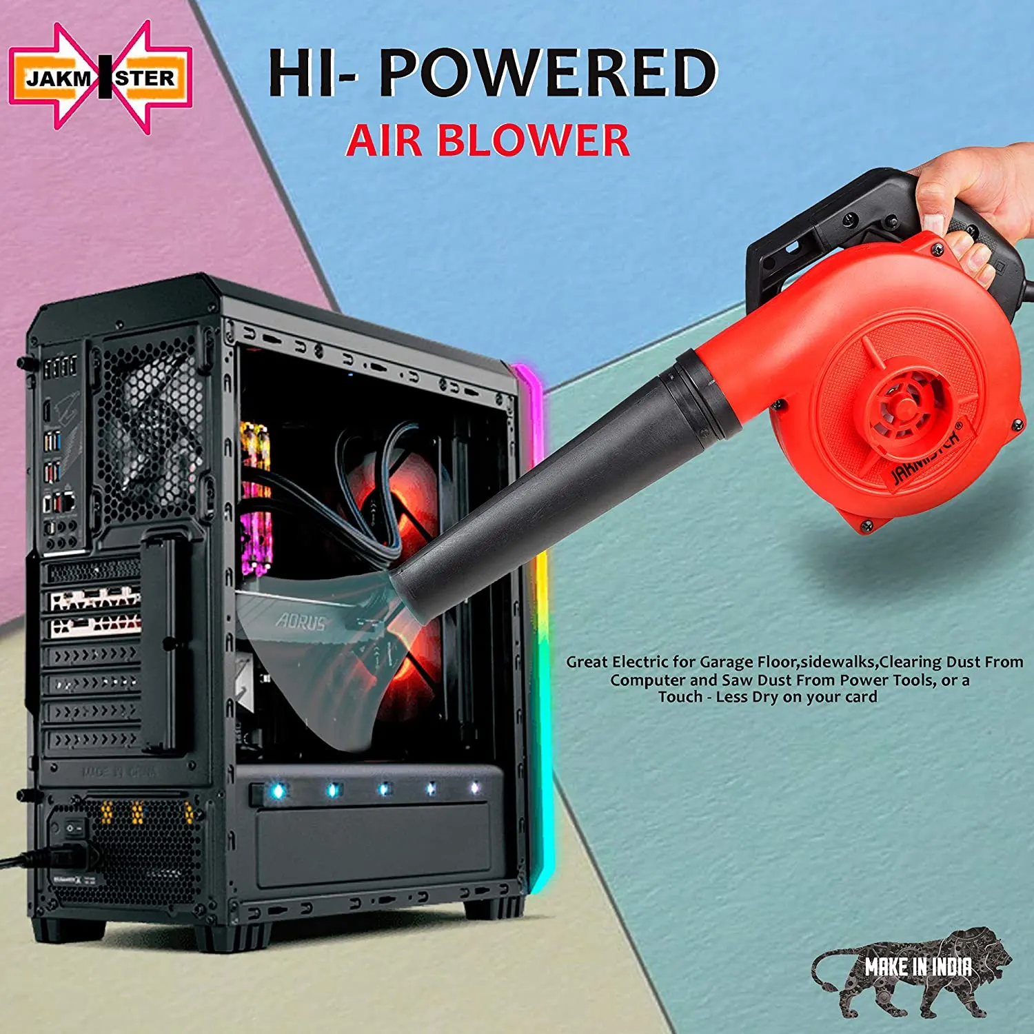 2 In 1 Portable Electric Air Blower Vacuum Cleaner Dust Remover.