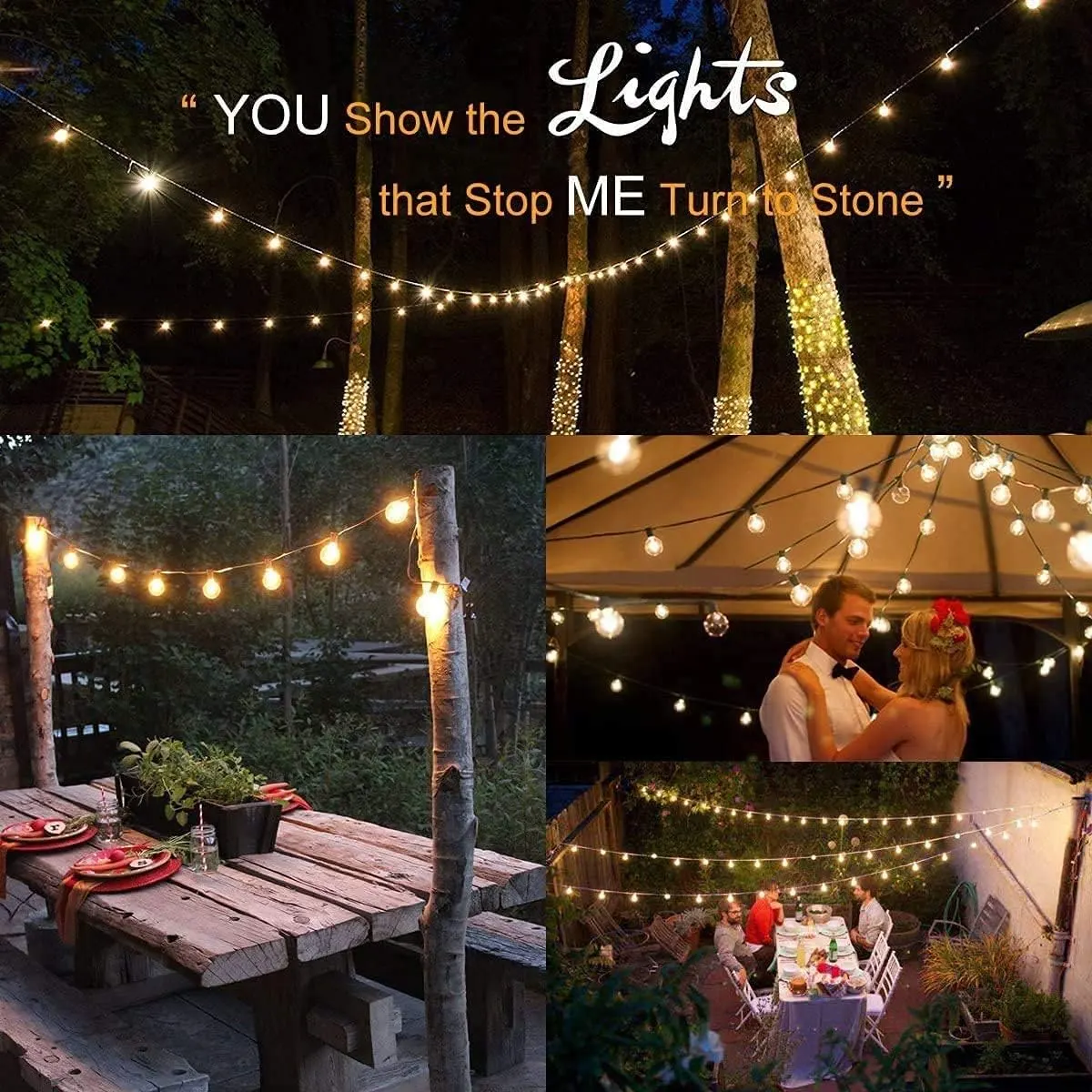 Portable 5 Meter String light with 10bulbs And Waterproof light.