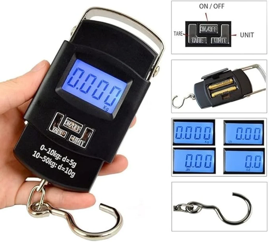 50 Kg Digital weight tool Weighing Scale (Black).