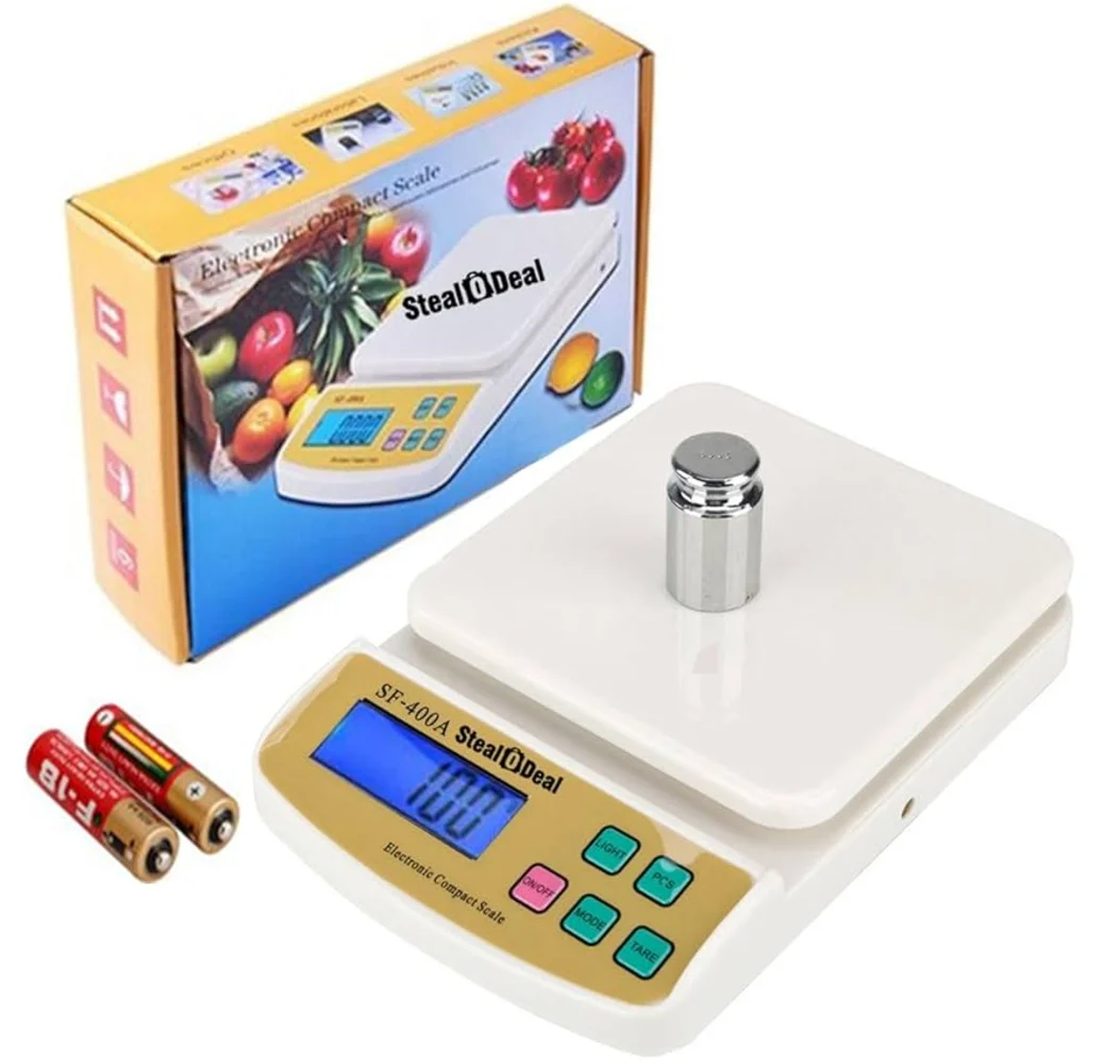 Good Quality SF 400 A Kitchen and Outdoor Weighing Machine (Accurate weight capacity 1G to 10Kg).