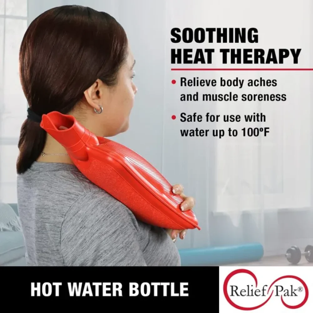 Classic Rubber Non Electric Hot Water Bag for Body Pain Relief.