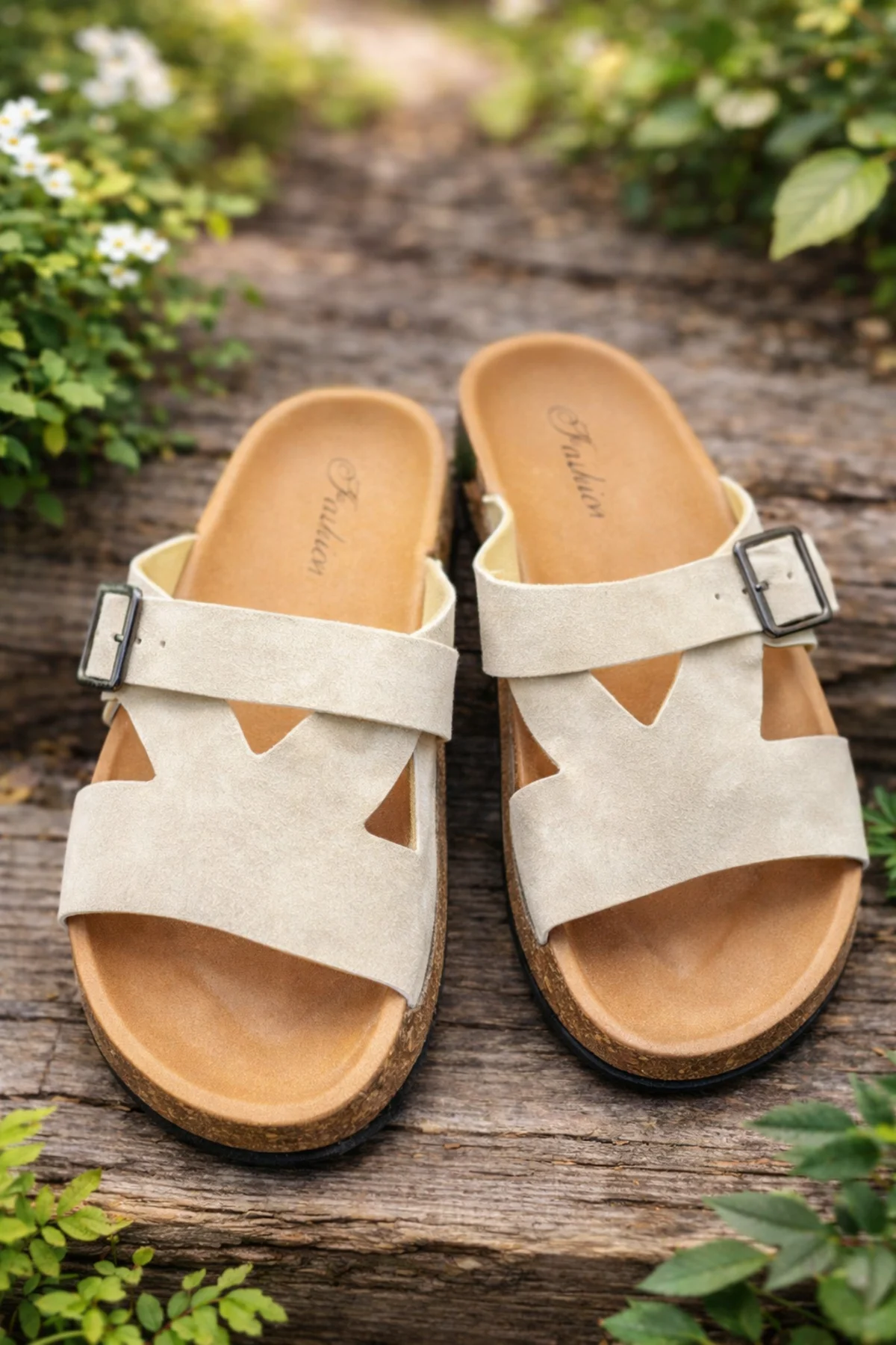 ladies Buckle slipper