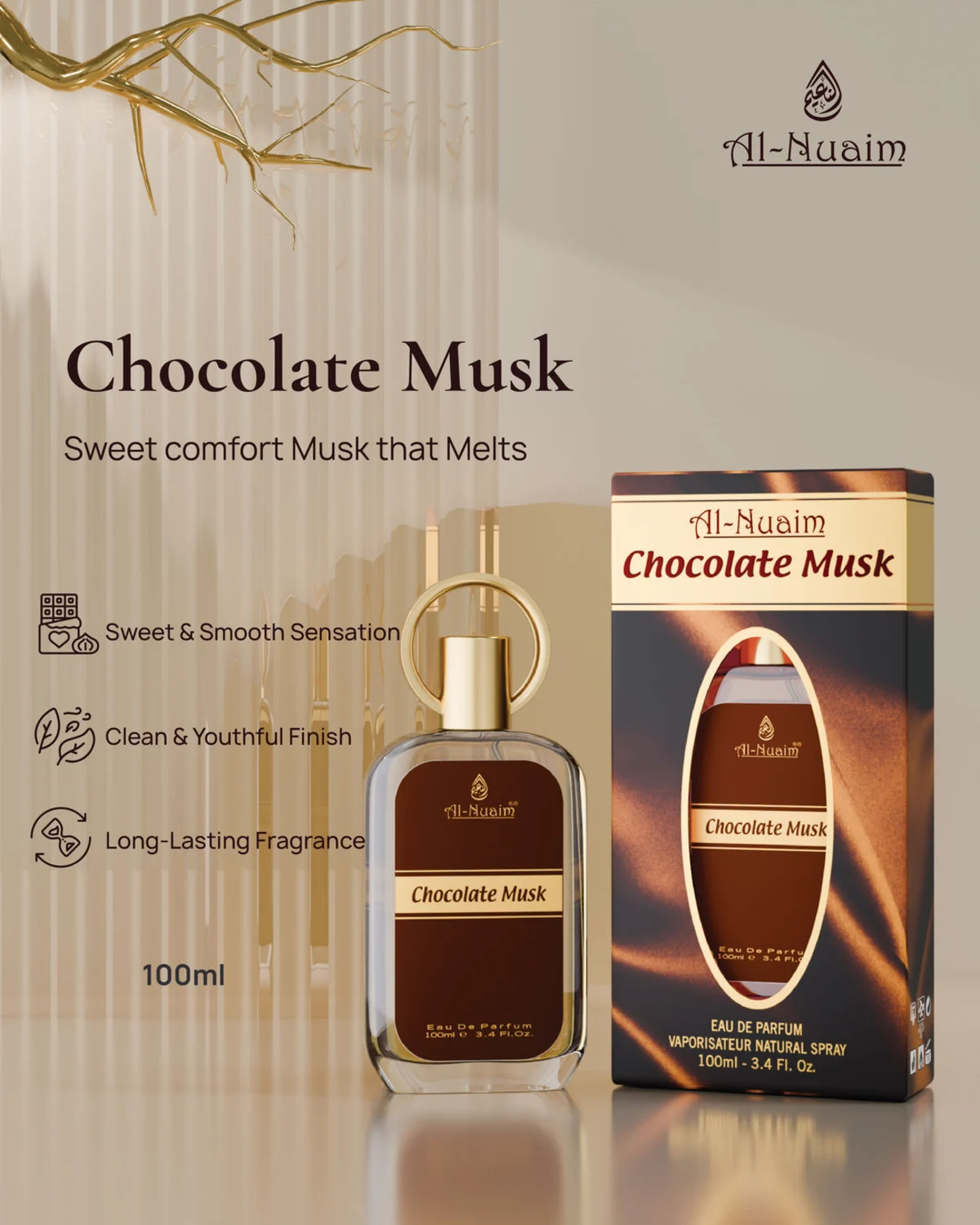 Chocolate Musk 100ml perfume spray