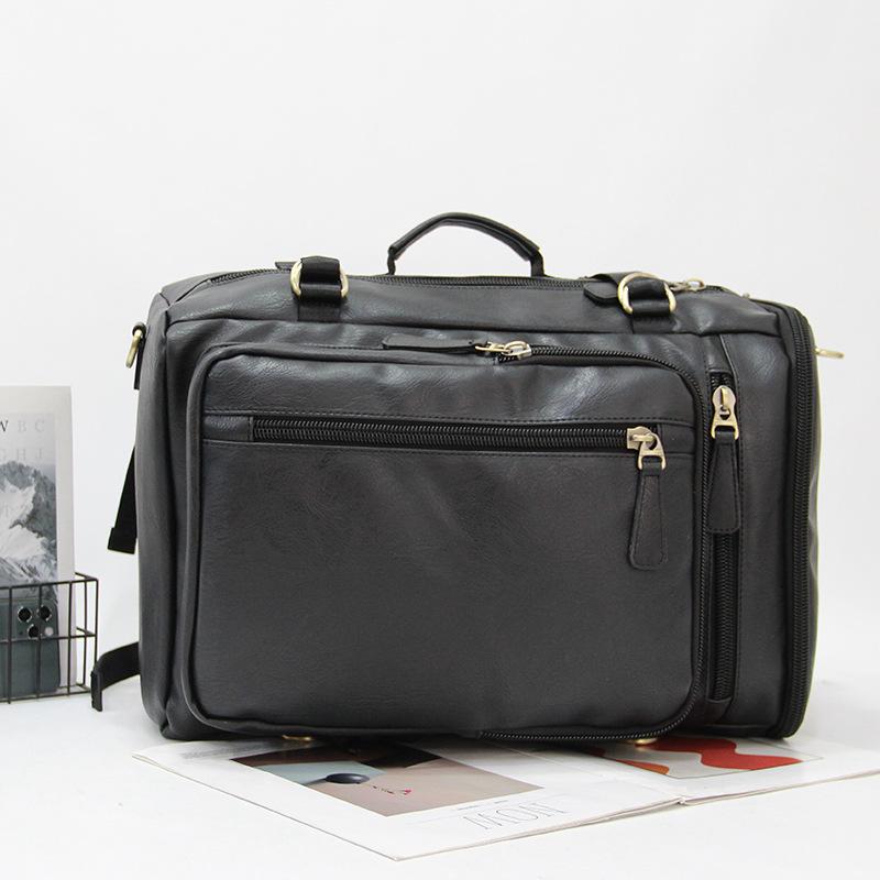 Deep Multipurpose PU Leather Bag Pack For Men |Suitable For Both College And Office |Traveling Bag For Men