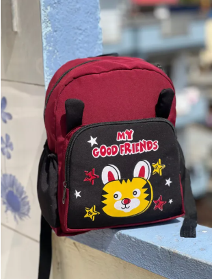 Cartoon Printed Bag Pack For School Kids|Bag For Children Unisex |Suitable For Play Group To LKG