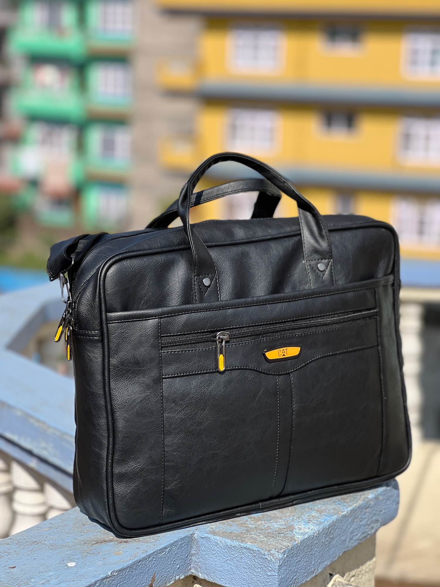 Official Bag Briefcase Bag File Bag Laptop Bag Travel Document Bag PU leather Side Bag