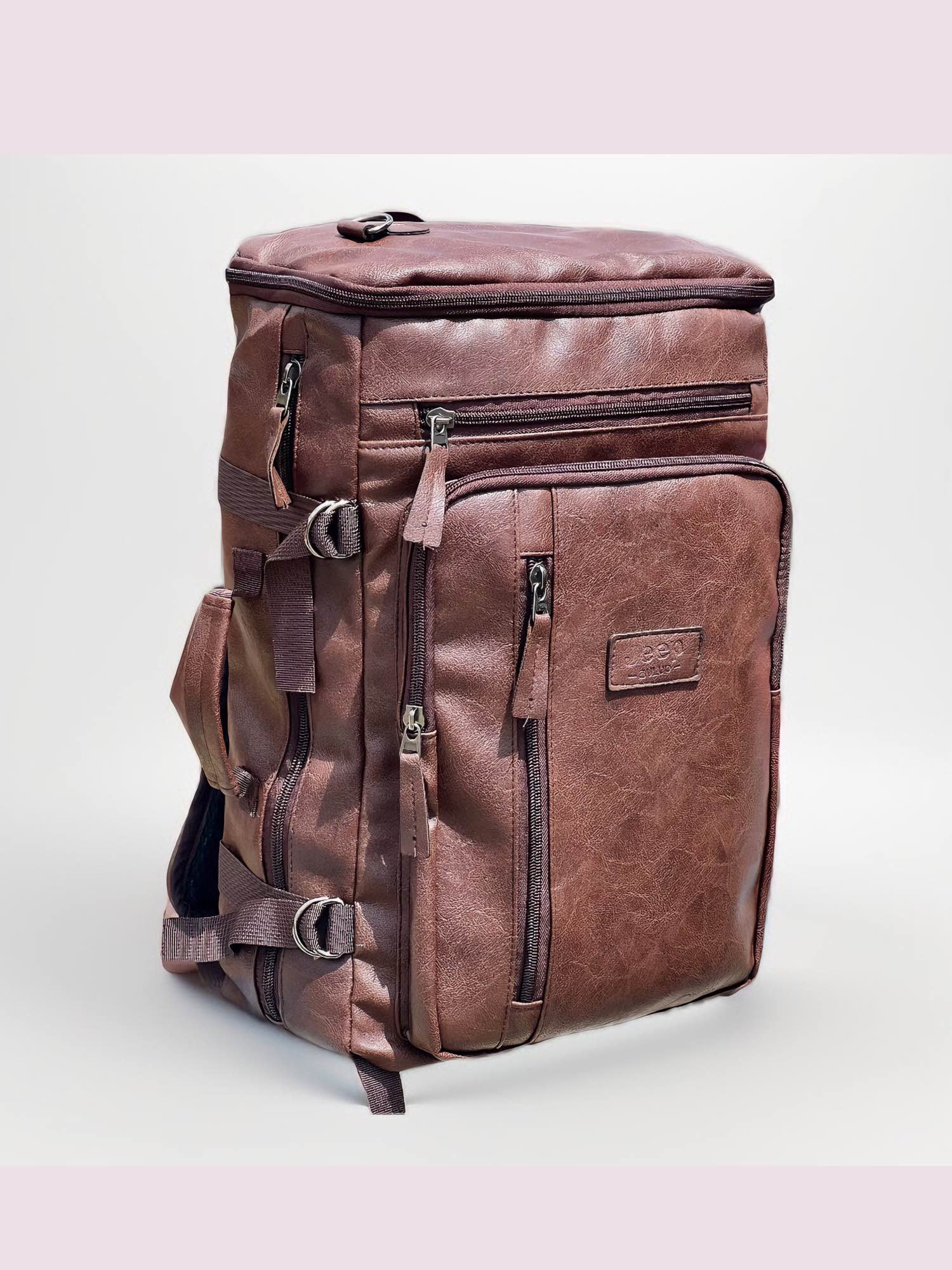 Deep Multipurpose PU Leather Bag Pack For Men |Suitable For Both College And Office |Traveling Bag For Men