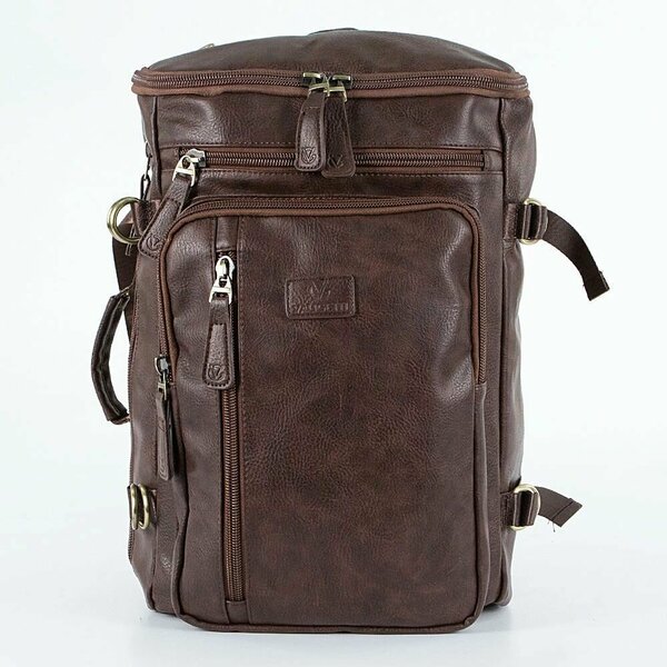 Deep Multipurpose PU Leather Bag Pack For Men |Suitable For Both College And Office |Traveling Bag For Men