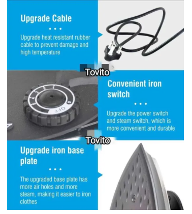 Steam Heavy Iron For Tailors And Garment - 300L |Sonex Best Steam Iron