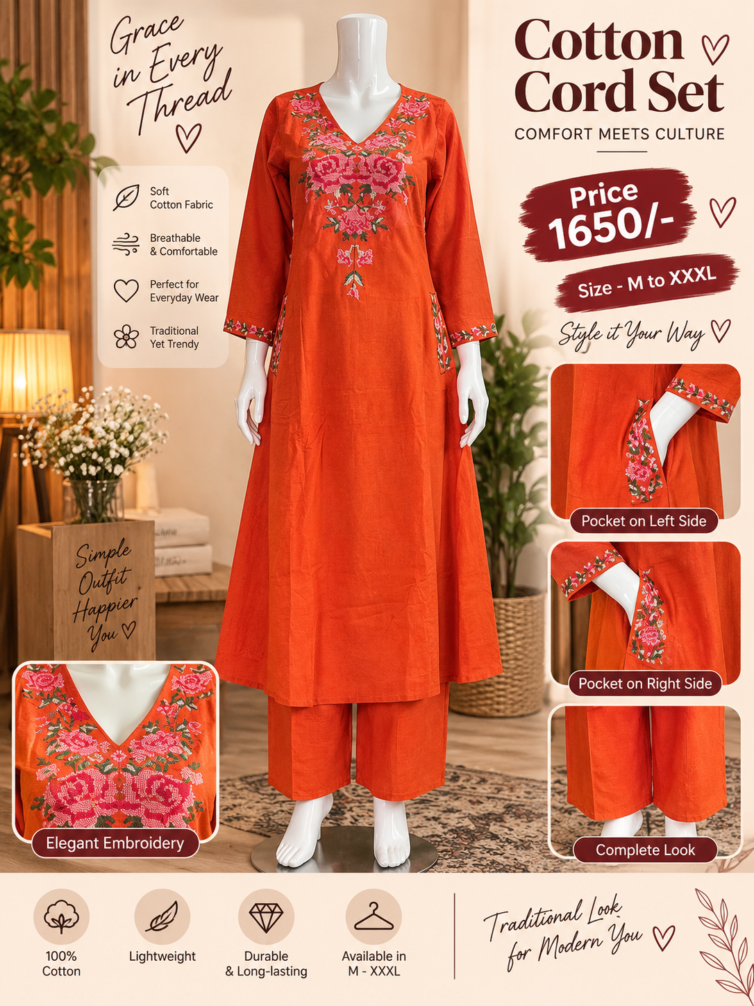 Cotton Aline set