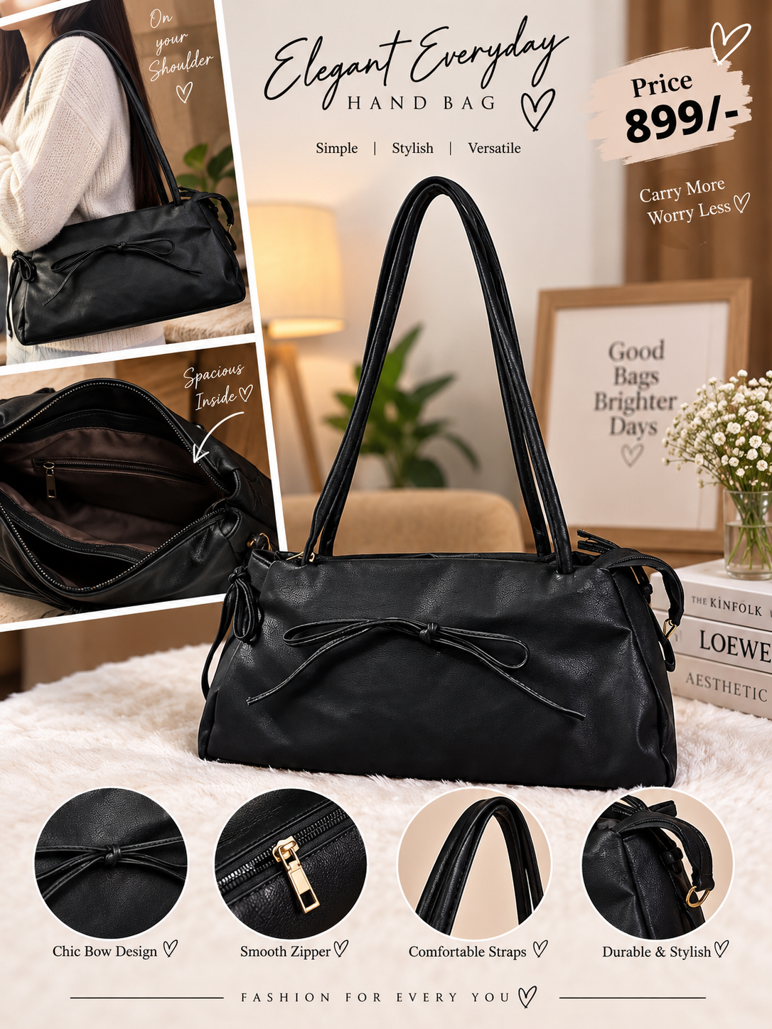 Cute bow bag