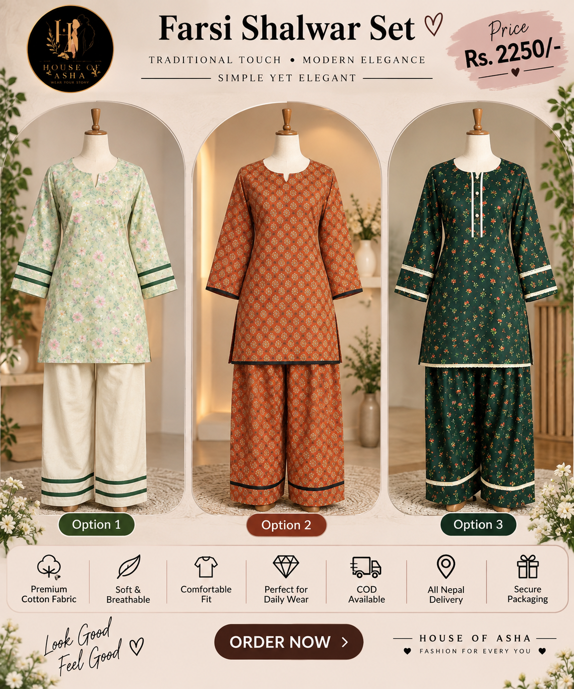 Farsi salwar set