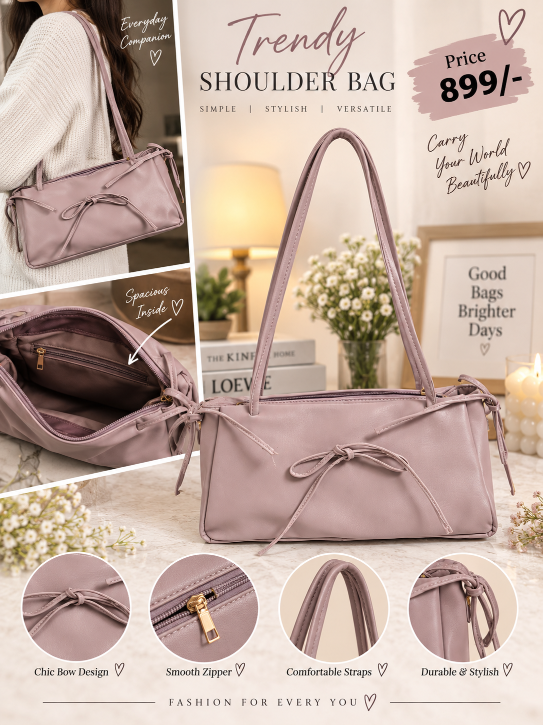 Cute bow bag